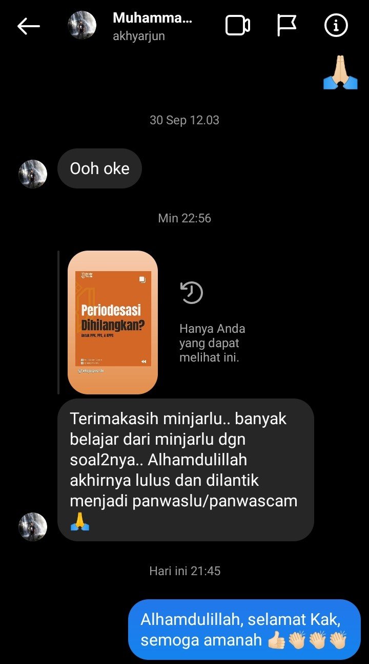 Testimoni Belajar Pemilu
